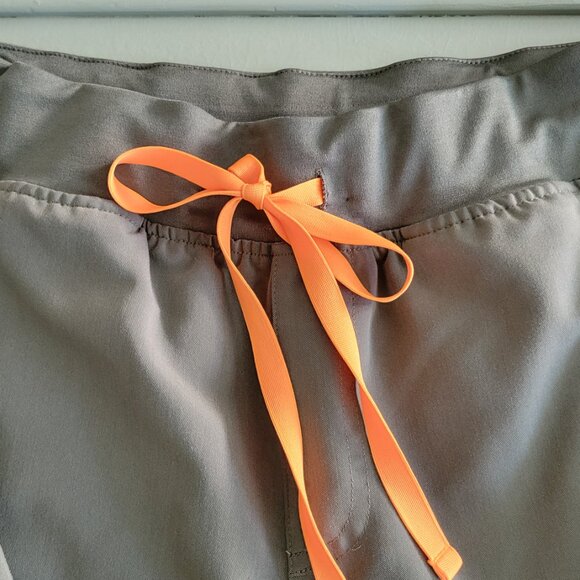 Moss Green Figs High Waisted Zamora Jogger Scrub Bottoms - Picture 5 of 6